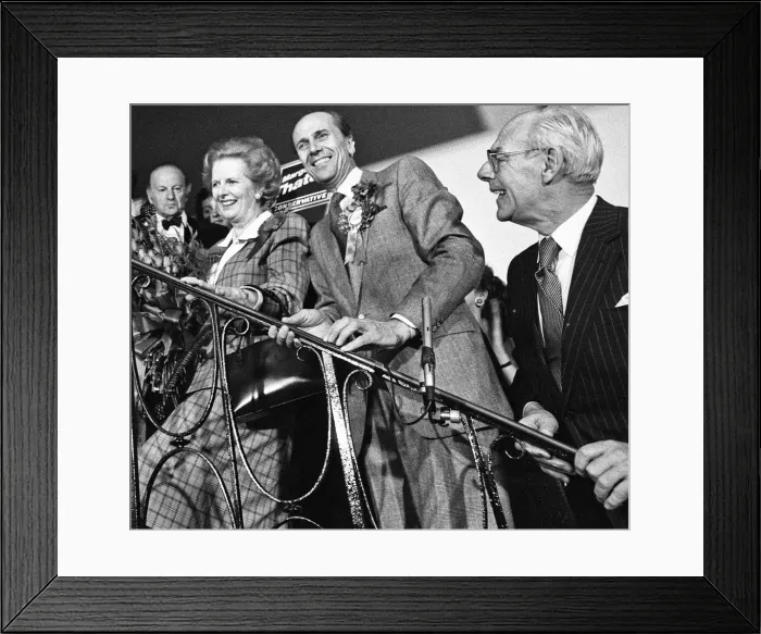 Framed Print : Prime Minister Margaret Thatcher, her husband, Denis Thatcher Framed Print : Prime Minister Margaret Thatcher, her husband, Denis Thatcher