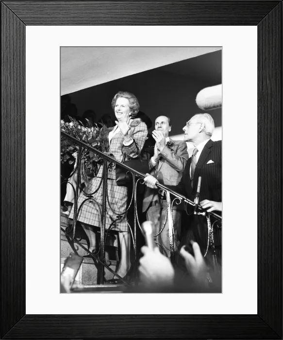 Framed Print : Prime Minister Margaret Thatcher, her husband, Denis Thatcher Framed Print : Prime Minister Margaret Thatcher, her husband, Denis Thatcher