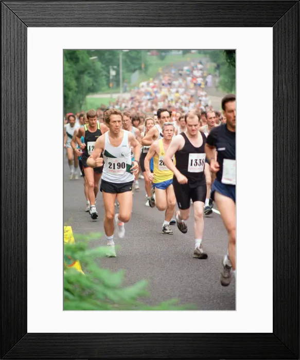 Framed Print : Bracknell Half Marathon, Sunday 7th June 1992