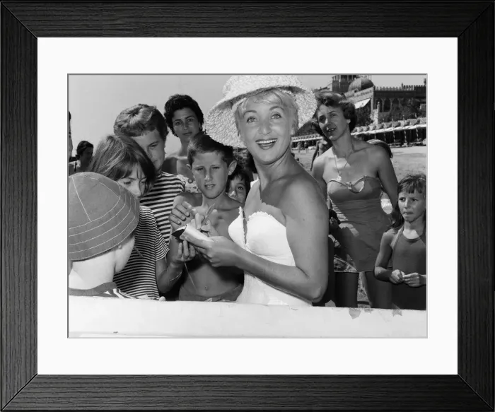 Framed Print : 1956 Venice Film Festival, Friday 31st August 1956. Our Picture Shows Framed Print : 1956 Venice Film Festival, Friday 31st August 1956. Our Picture Shows
