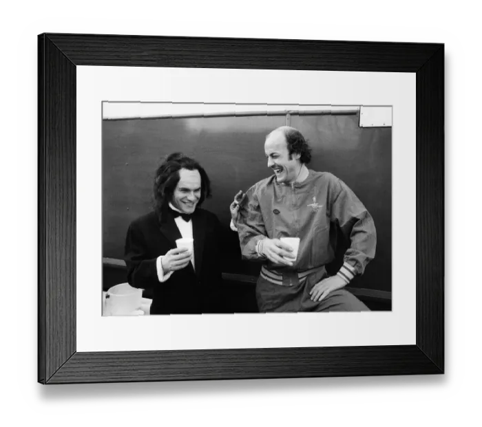 Framed Print : Freddie Starr, Comedian, at Wimbledon Football Club, to do some filming for his TV show Framed Print : Freddie Starr, Comedian, at Wimbledon Football Club, to do some filming for his TV show