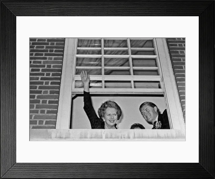 Framed Print : Prime Minister Margaret Thatcher, and Conservative Party Chairman Cecil Parkinson Framed Print : Prime Minister Margaret Thatcher, and Conservative Party Chairman Cecil Parkinson