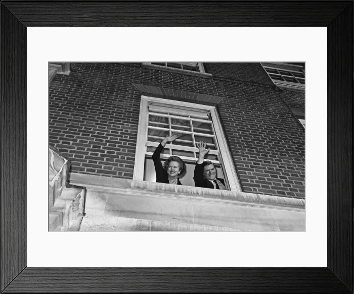 Framed Print : Prime Minister Margaret Thatcher, and Conservative Party Chairman Cecil Parkinson Framed Print : Prime Minister Margaret Thatcher, and Conservative Party Chairman Cecil Parkinson