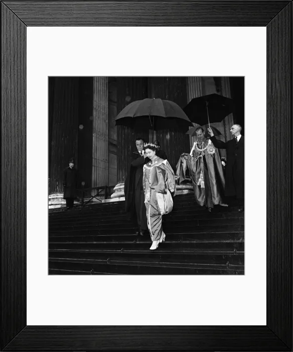 Framed Print : Members of the Royal Family attend a dedication of the Chapel of the Most Excellent Order Framed Print : Members of the Royal Family attend a dedication of the Chapel of the Most Excellent Order