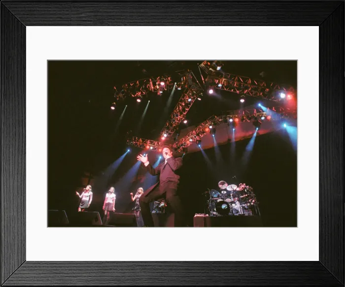 Framed Print : Tom Jones, (singer from Wales) performs at The Cardiff International Arena (The CIA Framed Print : Tom Jones, (singer from Wales) performs at The Cardiff International Arena (The CIA