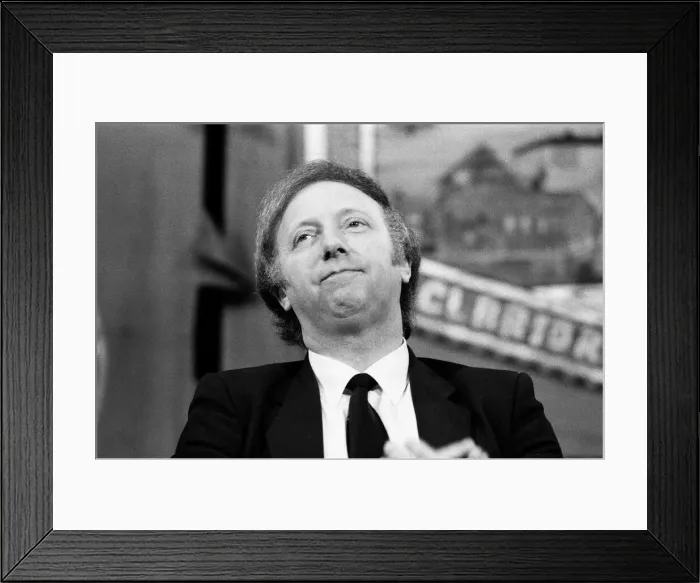 Framed Print : Arthur Scargill at the Ramsgate Miners Rally, Kent. 20th November 1984 Framed Print : Arthur Scargill at the Ramsgate Miners Rally, Kent. 20th November 1984