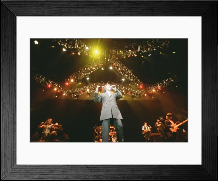Framed Print : Tom Jones, (singer from Wales) performs at The Cardiff International Arena (The CIA Framed Print : Tom Jones, (singer from Wales) performs at The Cardiff International Arena (The CIA