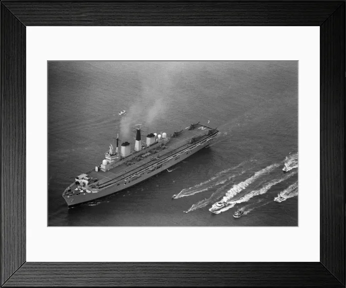 Framed Print : The main body of the Royal Navy Task force that is going to the Falklands set sail Framed Print : The main body of the Royal Navy Task force that is going to the Falklands set sail