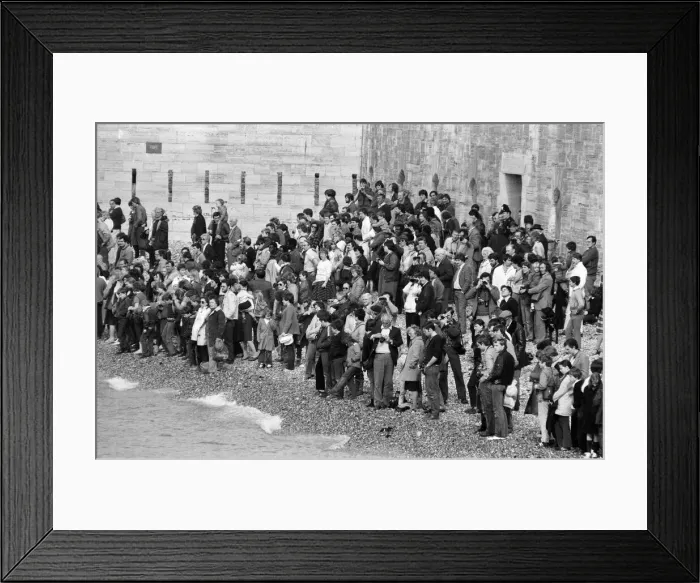 Framed Print : The main body of the Royal Navy Task force that is going to the Falklands set sail