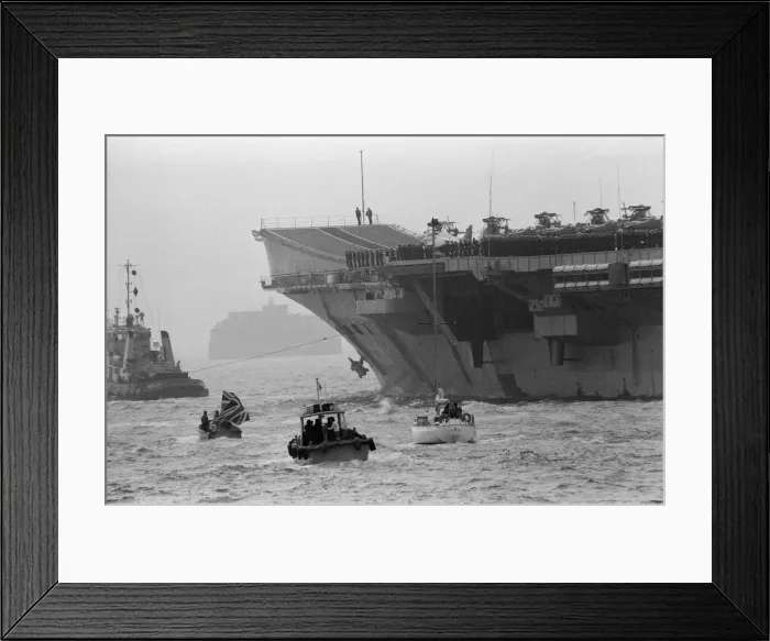 Framed Print : The main body of the Royal Navy Task force that is going to the Falklands sets sail Framed Print : The main body of the Royal Navy Task force that is going to the Falklands sets sail