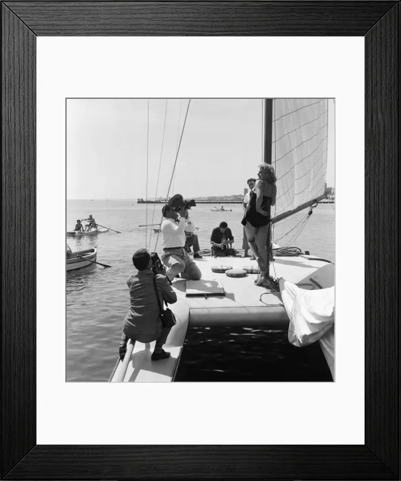 Framed Print : 1956 Venice Film Festival, Friday 31st August 1956. Our Picture Shows Framed Print : 1956 Venice Film Festival, Friday 31st August 1956. Our Picture Shows