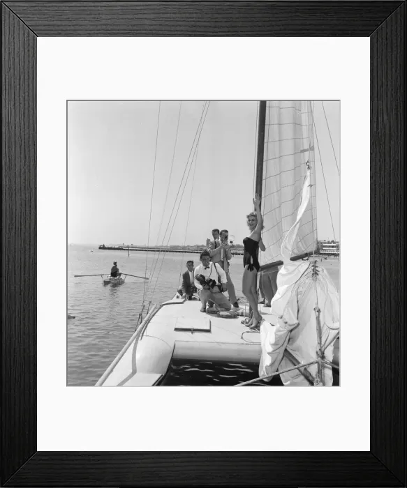 Framed Print : 1956 Venice Film Festival, Friday 31st August 1956. Our Picture Shows