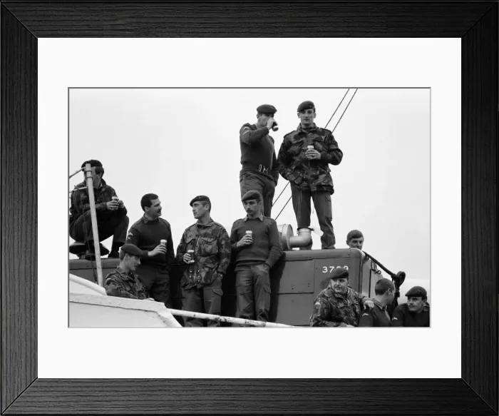 Framed Print : Britains luxury cruise liner Canberra sets sail from Southampton with its cargo of Framed Print : Britains luxury cruise liner Canberra sets sail from Southampton with its cargo of