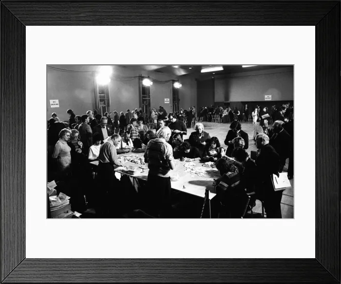 Framed Print : Coventry North West By-election, due to the death of the incumbent Maurice Edelman Framed Print : Coventry North West By-election, due to the death of the incumbent Maurice Edelman