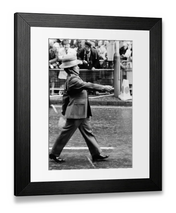 Framed Print : Falklands Victory Parade, London. 12th October 1982