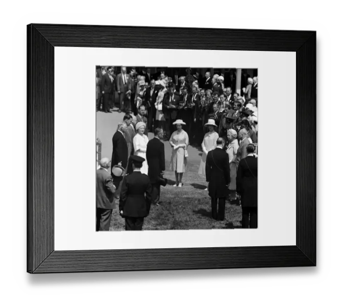 Framed Print : The Royal family at The Derby. Queen Mother, Prince Philip Framed Print : The Royal family at The Derby. Queen Mother, Prince Philip