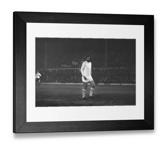 Framed Print : George Best plays in the Paul Aimson Bury FC testimonial