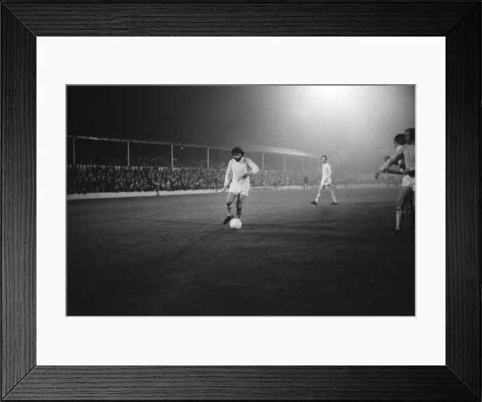 Framed Print : George Best plays in the Paul Aimson Bury FC testimonial Framed Print : George Best plays in the Paul Aimson Bury FC testimonial