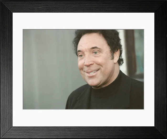 Framed Print : Tom Jones, (singer from Wales) arrives in Pontypridd, Glamorgan, South Wales Framed Print : Tom Jones, (singer from Wales) arrives in Pontypridd, Glamorgan, South Wales