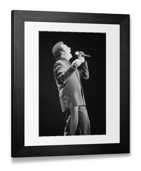 Framed Print : Tom Jones performing at The Cardiff International Arena, Cardiff, Wales Framed Print : Tom Jones performing at The Cardiff International Arena, Cardiff, Wales