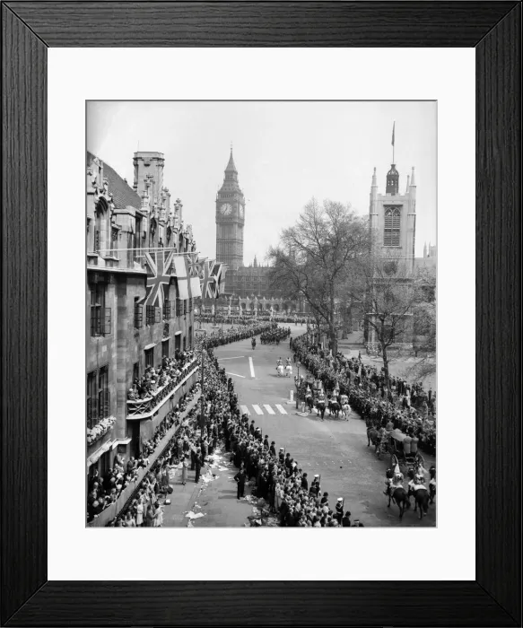 Framed Print : The wedding of Princess Margaret and Antony Armstrong-Jones