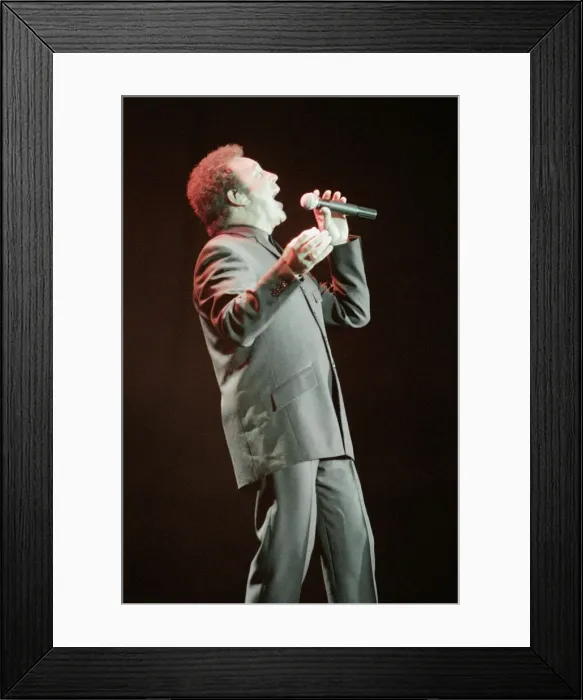 Framed Print : Tom Jones performing at The Cardiff International Arena, Cardiff, Wales Framed Print : Tom Jones performing at The Cardiff International Arena, Cardiff, Wales