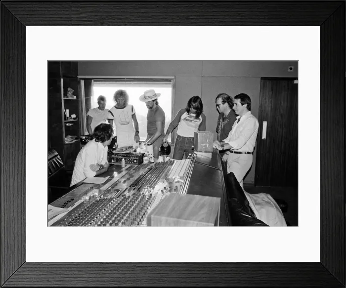 Framed Print : Elton John on the Caribbean island of Montserrat. Elton is on the island to record his