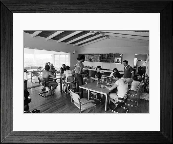 Framed Print : Elton John on the Caribbean island of Montserrat. Elton is on the island to record his Framed Print : Elton John on the Caribbean island of Montserrat. Elton is on the island to record his