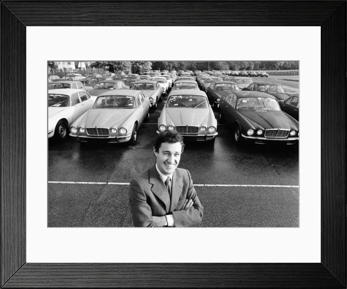 Framed Print : Geoffrey Robinson, Managing Director Jaguar Cars, Coventry, Tuesday 23rd October 1973