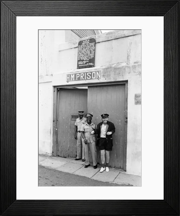 Framed Print : Elton John wearing a Watford F. C. shirt on the Caribbean island of Montserrat Framed Print : Elton John wearing a Watford F. C. shirt on the Caribbean island of Montserrat