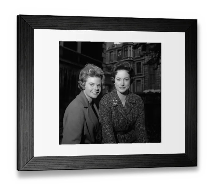 Framed Print : Y2K Judith Chalmers and Nan Winton 1960
