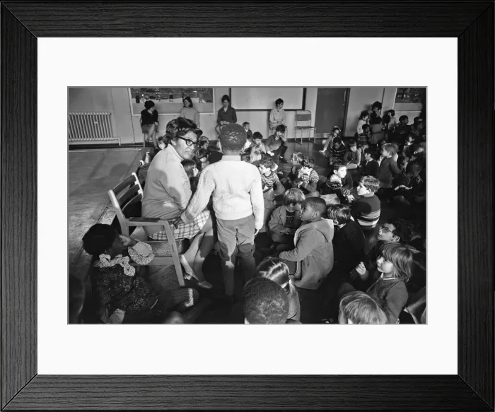 Framed Print : Yvonne Conolly Britains first female black headteacher seen here at Ringcross Framed Print : Yvonne Conolly Britains first female black headteacher seen here at Ringcross