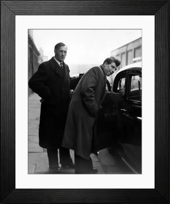 Framed Print : Colin Grainger injured playing on Englands left wing against Wales Framed Print : Colin Grainger injured playing on Englands left wing against Wales