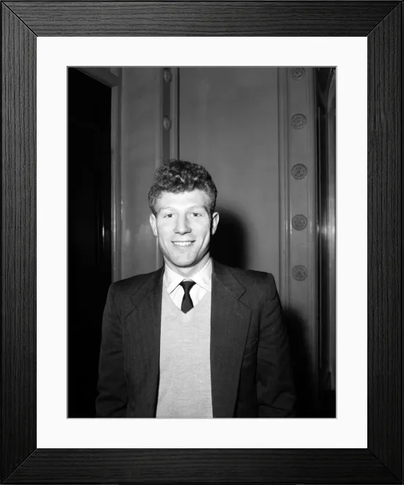 Framed Print : Footballer and singer Colin Grainger. 27th April 1956 Framed Print : Footballer and singer Colin Grainger. 27th April 1956