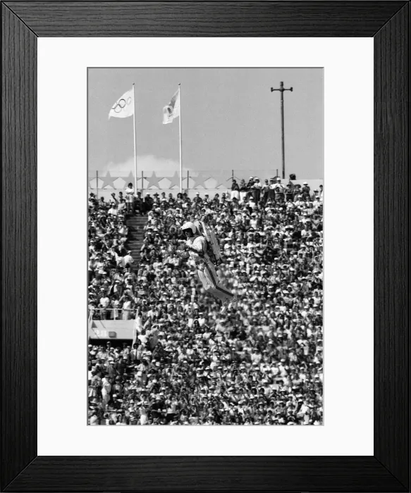 Framed Print : The 1984 Summer Olympics in Los Angeles, California. Scenes during the Opening Ceremony Framed Print : The 1984 Summer Olympics in Los Angeles, California. Scenes during the Opening Ceremony