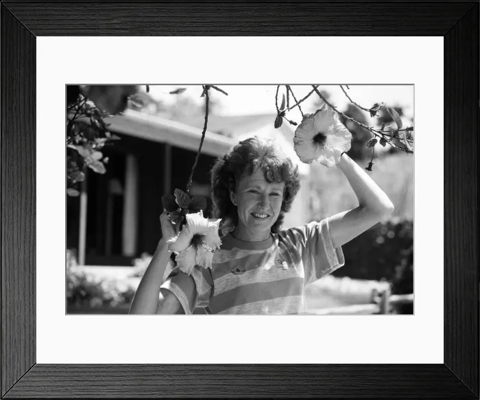 Framed Print : The 1984 Summer Olympics in Los Angeles, California. Runner Joyce Smith. 4th August 1984 Framed Print : The 1984 Summer Olympics in Los Angeles, California. Runner Joyce Smith. 4th August 1984