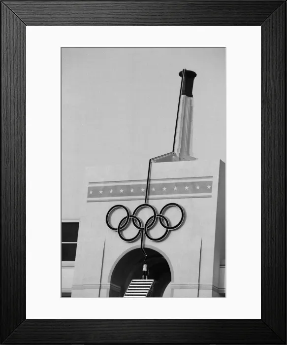 Framed Print : The 1984 Summer Olympics in Los Angeles, California. Scenes during the Opening Ceremony Framed Print : The 1984 Summer Olympics in Los Angeles, California. Scenes during the Opening Ceremony