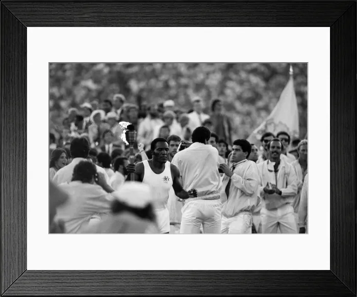 Framed Print : The 1984 Summer Olympics in Los Angeles, California. Scenes during the Opening Ceremony Framed Print : The 1984 Summer Olympics in Los Angeles, California. Scenes during the Opening Ceremony