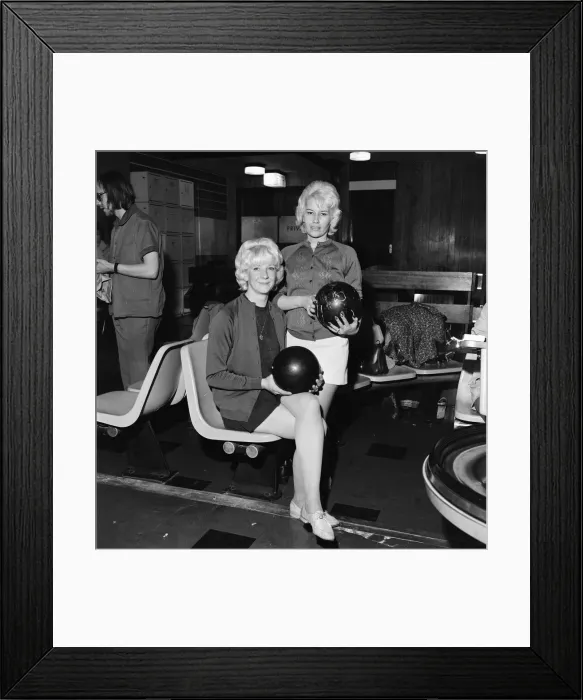 Framed Print : Women Bowlers, Teesside, Circa 1972. Pictures captioned Dolly Bird Bowlers Framed Print : Women Bowlers, Teesside, Circa 1972. Pictures captioned Dolly Bird Bowlers