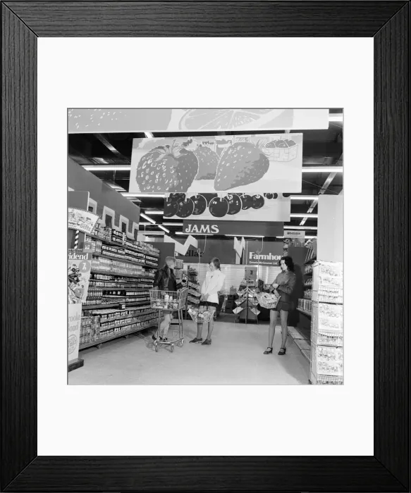 Framed Print : Hintons Supermarket, Whitehouse Farm, Bishopton Road, Stockton-on-Tees, Circa 1972 Framed Print : Hintons Supermarket, Whitehouse Farm, Bishopton Road, Stockton-on-Tees, Circa 1972