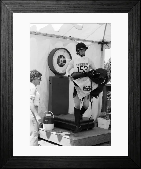 Framed Print : The 1984 Summer Olympics in Los Angeles. Equestrian Lucinda Green at Fairbanks Ranch Framed Print : The 1984 Summer Olympics in Los Angeles. Equestrian Lucinda Green at Fairbanks Ranch