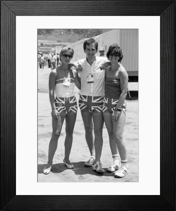 Framed Print : The 1984 Summer Olympics in Los Angeles. Equestrians Diana Clapham Framed Print : The 1984 Summer Olympics in Los Angeles. Equestrians Diana Clapham