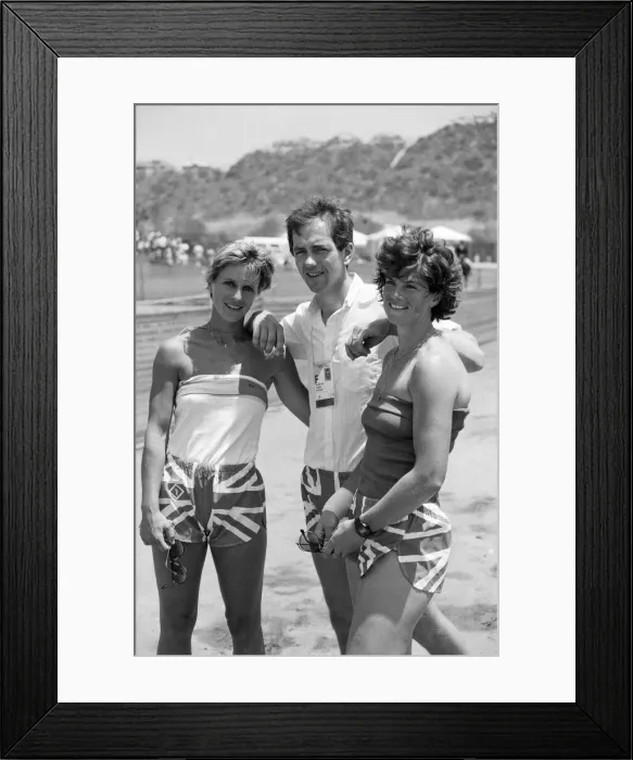 Framed Print : The 1984 Summer Olympics in Los Angeles. Equestrians Diana Clapham Framed Print : The 1984 Summer Olympics in Los Angeles. Equestrians Diana Clapham
