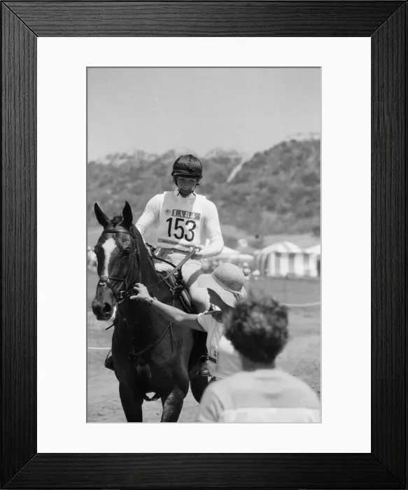 Framed Print : The 1984 Summer Olympics in Los Angeles. Equestrian Lucinda Green at Fairbanks Ranch Framed Print : The 1984 Summer Olympics in Los Angeles. Equestrian Lucinda Green at Fairbanks Ranch