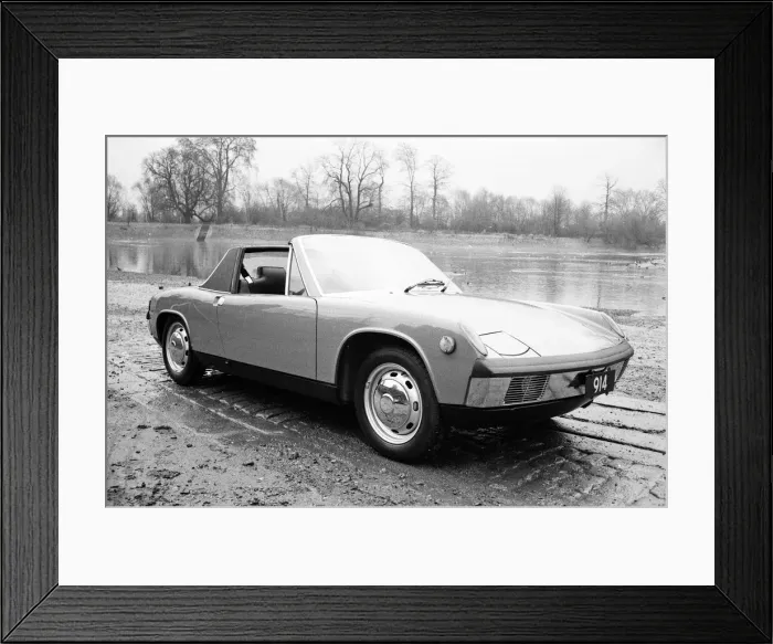 Framed Print : VW-Porsche 914. 16th January 1970 Framed Print : VW-Porsche 914. 16th January 1970