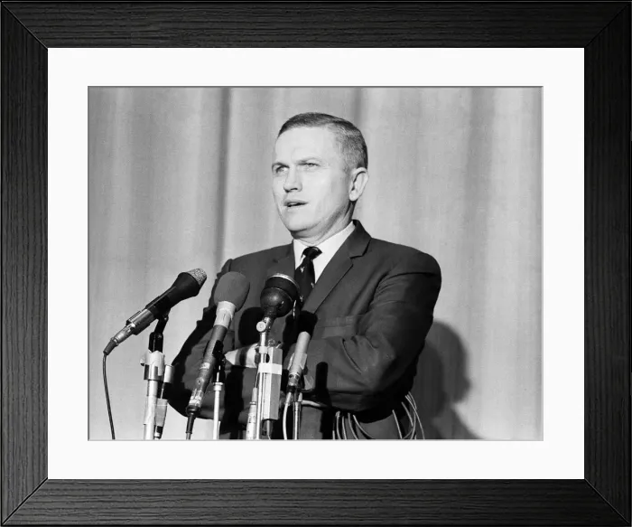 Framed Print : Colonel Frank Borman, NASA Astronaut and Commander Apollo 8 Framed Print : Colonel Frank Borman, NASA Astronaut and Commander Apollo 8