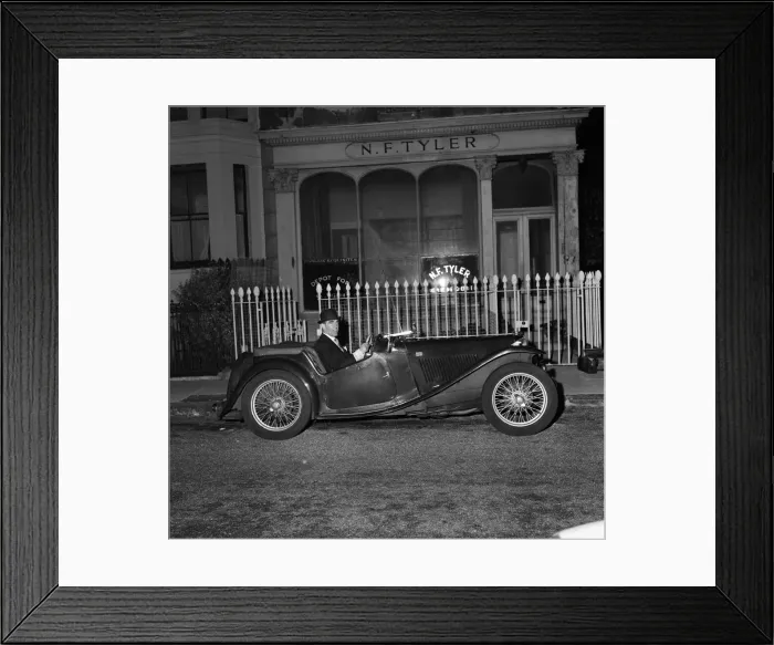 Framed Print : Sports car makes legal history. Mr John O Grady Framed Print : Sports car makes legal history. Mr John O Grady