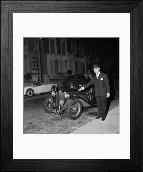 Framed Print : Sports car makes legal history. Mr John O Grady Framed Print : Sports car makes legal history. Mr John O Grady