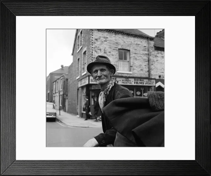 Framed Print : Rag and bone man, Middlesbrough. 1972 Framed Print : Rag and bone man, Middlesbrough. 1972