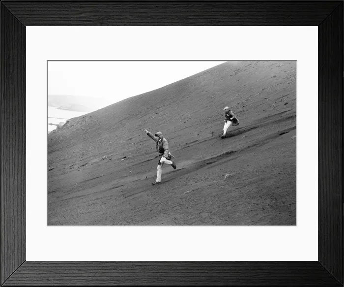 Framed Print : 21 NASA Astronauts have just spend a week in Iceland, making a study of the Geology of Framed Print : 21 NASA Astronauts have just spend a week in Iceland, making a study of the Geology of